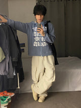 Daily Cargo String Balloon Wide Pants 3C