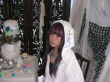 Dozzing hooded zip-up ( White )