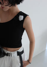 Kleve Pintuck Straight Wide Pants
