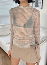 DOT SEE-THROUGH TEE