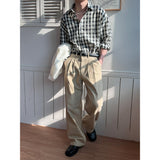 [Unisex] Chic check overfit shirts(3color)