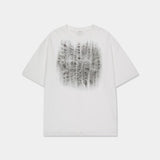 ASCLO フォイルエンブロイダリー半袖Tシャツ (2color)