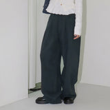 [MADE] Deeping two-pintuck maxi wide pants