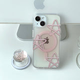 Pink - スプリングスター Magsafe フォーンケース スマホグリップ セット