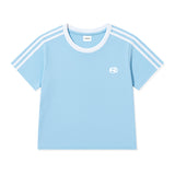 ロフエッセンシャルスポーティートラッククロップTシャツ (4color)