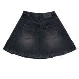 25SS ウィメンズデニム デニススカート ブラック
