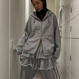 FLORAL JUMPER IN GREY