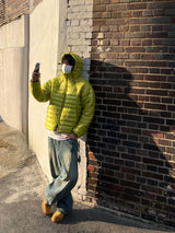 Eco Lightweight Hooded Puffer Jacket (4 Colors)