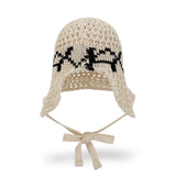 VA Digital Logo Punching Bonnet Hat / Beige