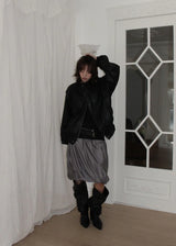 BOMBER LEATHER JACKET