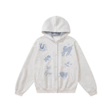 Lucy Star Patch Hood Zip-Up