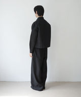 [DOJINOI] MUTE CROP SHIRTS BLACK