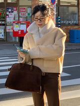 [MADE] [Wool Napping] Winter Warm ロングブーツカットスラックス