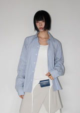 CROP OVER STRIPE SHIRT