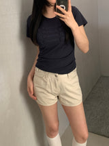 Nathan belt shorts