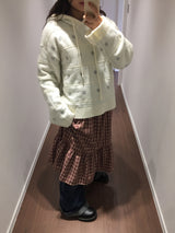 ピーチプライドティアードロングスカート (2 Colors)