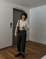 Robben Mohair Deki V-neck Knit