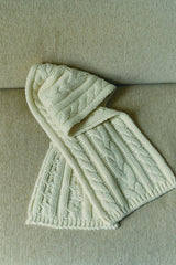 Merino Cable Knit Scarf
