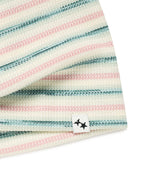 STRIPED BUTTON BEANIE PINK(CV2GSUAB21A)