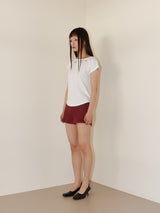 STRIPE JERSEY SHORTS (RED)