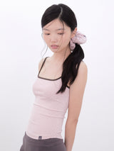 Dot Two-Tone Sleeveless (PINK)