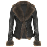 Chic Mood Brown Fur Cardigan