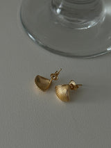 [925silver] Mini clam earring (2color)