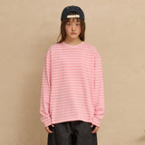 ストライプマルチロングスリーブTシャツ