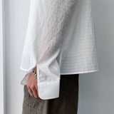 Japanese Clean Fit Refreshing Textured Solid Light Shirt