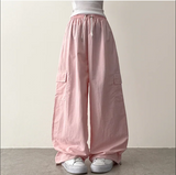 ロア バスロック ナイロン カーゴワイドパンツ