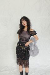 シフォンシャーリングバッグ (4COLORS!)