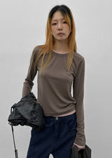 [MADE] トゥロンレイヤード長袖Tシャツ
