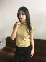 ダイアタートルネックTシャツ