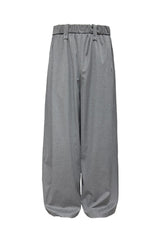Striped Pleated Waist Pants