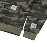 GRIME SET-UP CAMO 2-WAY HOOD ZIP-UP UNISEX