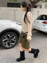 BOUCLE DAMAGE LOOSE KNIT (2C)