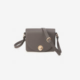 ISLE MINI ショルダーレザーバッグ / Mud Grey