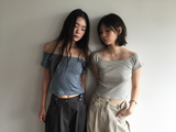 ミューズ オフショルダー Tシャツ (3color)