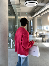 Glife Semi Overfit Round Knit