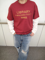 レイヤード ロングスリーブ Tシャツ (5 Colors)