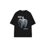 トゥースキャンドルグラフィックオーバーフィットTシャツ