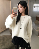 Furry over knit