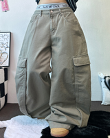 オーバービッグカーゴバルーンコットンパンツ🤎🩵2カラー