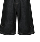 Riddle Stitch Bermuda Denim Pants