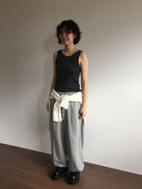 シルクウール クルーネック ノースリーブ (5color)