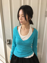 Shu Dot Frill Halterneck Sleeveless (2color)