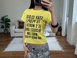 stay close lettering tee