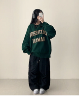 Lead Knee Pin Tuck Hem String Wide Pants