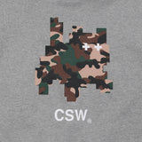 Cat Save The World カーモピクセルアートフードTシャツ (2Color)