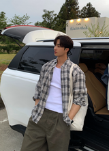Land Y Summer Overfit Check Shirt